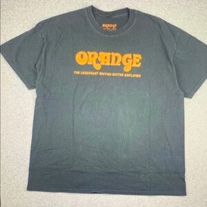Orage Gray Tee with Orange Logo